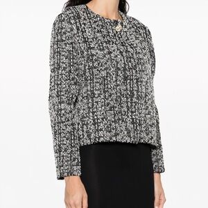 Lanvin Black and White cropped tweed jacket - NWT